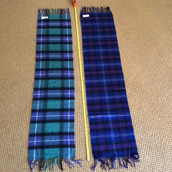Set of 2 100% Cashmere Scarves - Picture 4 of 5